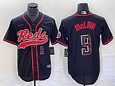 Men's Cincinnati Reds #9 Matt McLain Number Black 2023 City Connect Cool Base Stitched Jerseys,baseball caps,new era cap wholesale,wholesale hats
